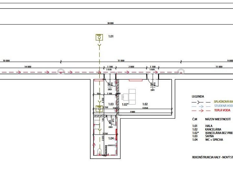 PRENÁJOM  SKLAD./VÝROB.PRIESTOR, SABINOV, UL. POD ŠVABĽOVKOU