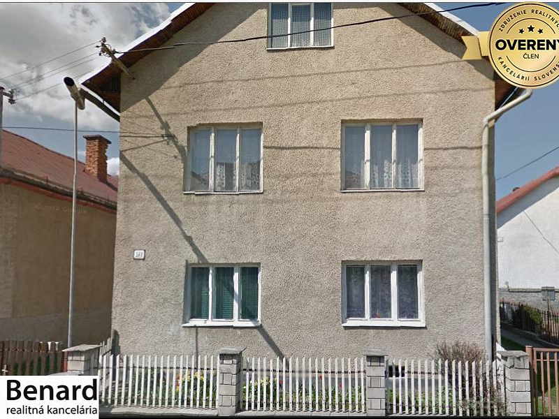 NA PREDAJ RODINNÝ DOM V OBCI JAKUBANY