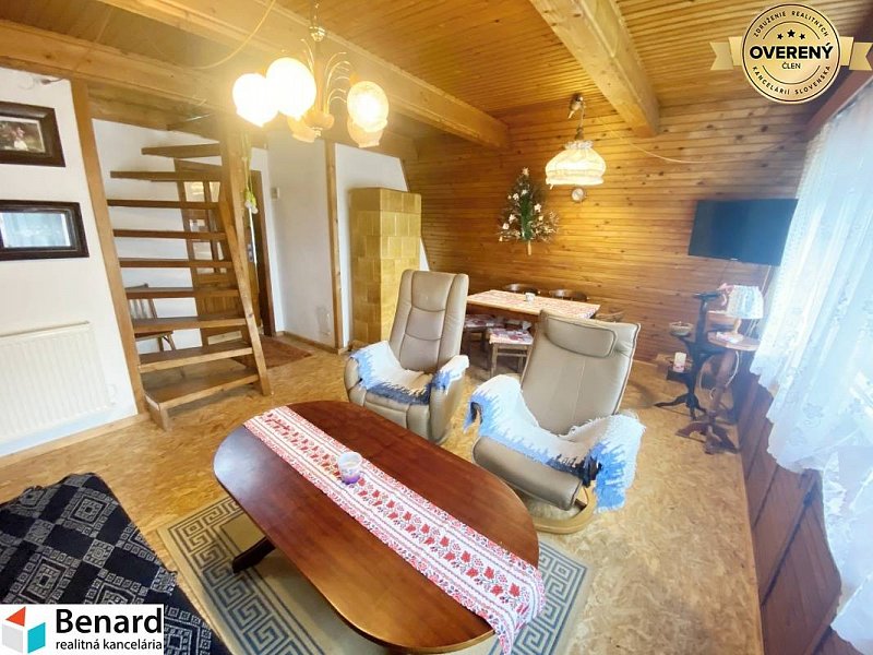 MUROVANÁ CHATA- RODINNÝ DOM,POZEMOK 500m2,BREŽANY PRI PREŠOVE