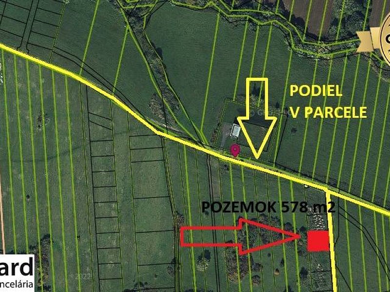 PREŠOV-ĽUBOTICE,INVESTIČNÝ POZEMOK S PODIELOM V PRÍSTUPE,578m2
