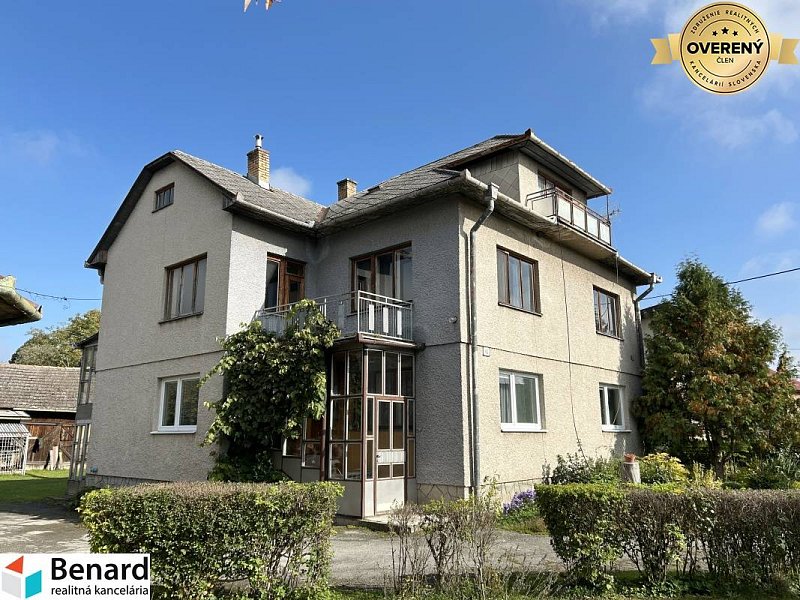 RODINNÝ DOM S VEĽKÝM POZEMKOM 3858m2, TULČÍK, OKR.PREŠOV