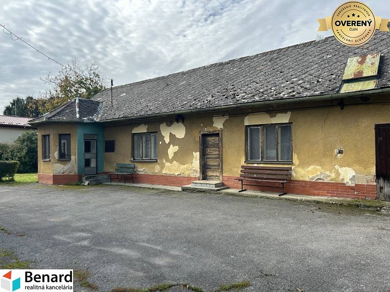 RODINNÝ DOM S VEĽKÝM POZEMKOM 3858m2, TULČÍK, OKR.PREŠOV