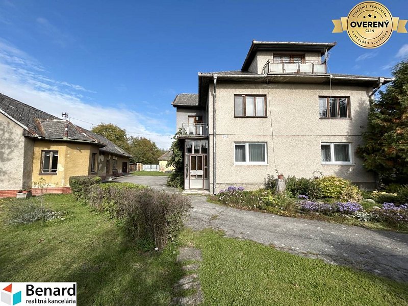 RODINNÝ DOM S VEĽKÝM POZEMKOM 3858m2, TULČÍK, OKR.PREŠOV