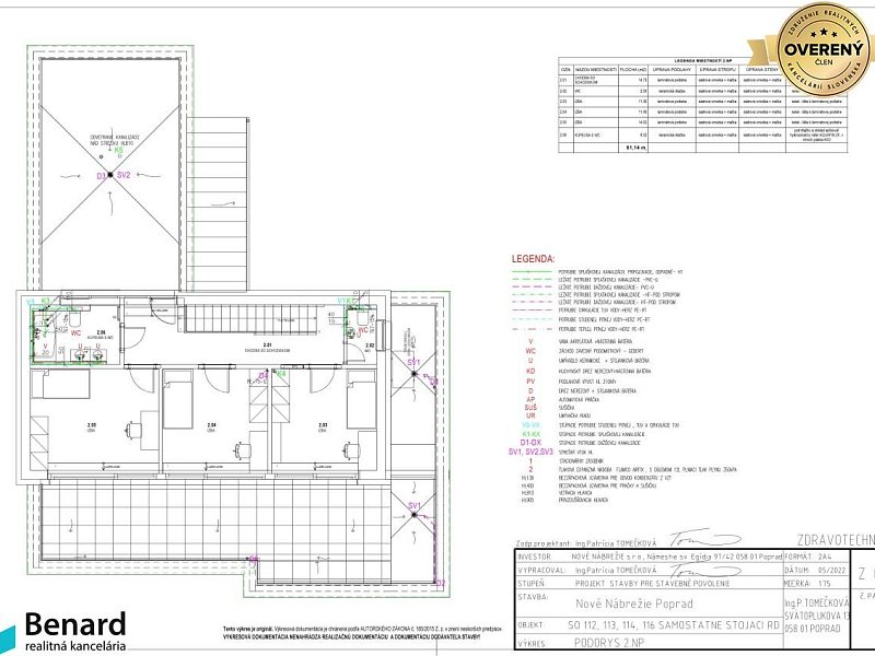 MODERNÝ 5 IZB.RODINNÝ DOM, CENTRUM POPRADU, s POZEMKOM 546 m2
