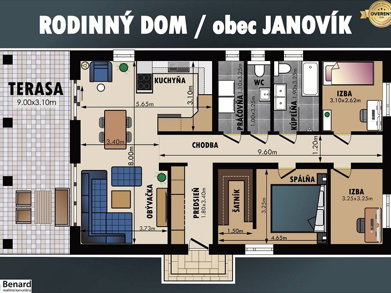 Na predaj krásna novostavba rodinného domu 