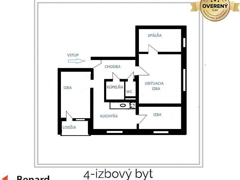 4 IZ. BYT, PREŠOV, MAGURSKÁ, VLASTNÉ KÚRENIE, KLIMATIZÁCIA!