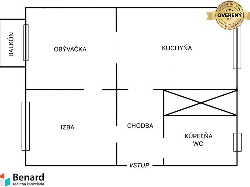 NOVINKA! TEHLOVÝ 2 IZBOVÝ BYT, BALKÓN, PREŠOV, ŠIRŠIE CENTRUM