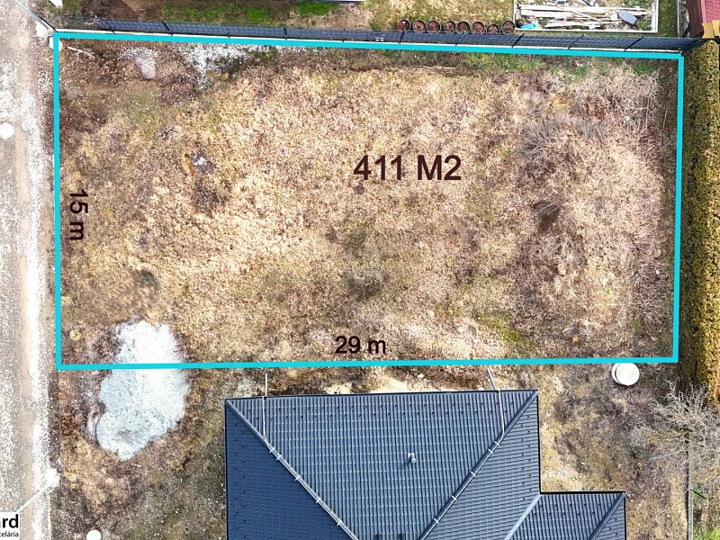 STAVEBNÝ POZEMOK, 411 m2, VEĽKÝ ŠARIŠ