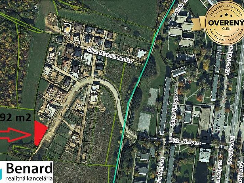  POZEMOK NA PREDAJ, 992 m2, KRÁĽOVA HORA - SÍDLISKO 3, PREŠOV