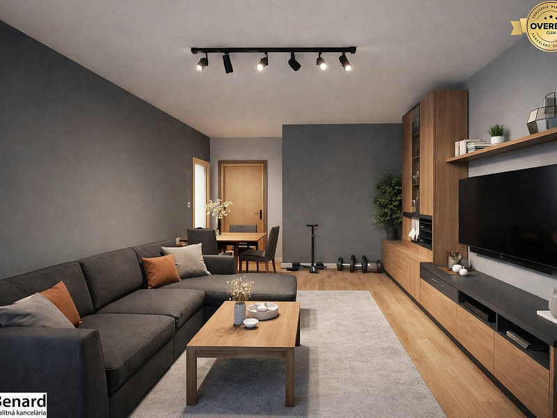 NA PREDAJ 3-IZBOVÝ BYT S LODŽIOU, 67m2, OKTÓBROVÁ ul,, PREŠOV