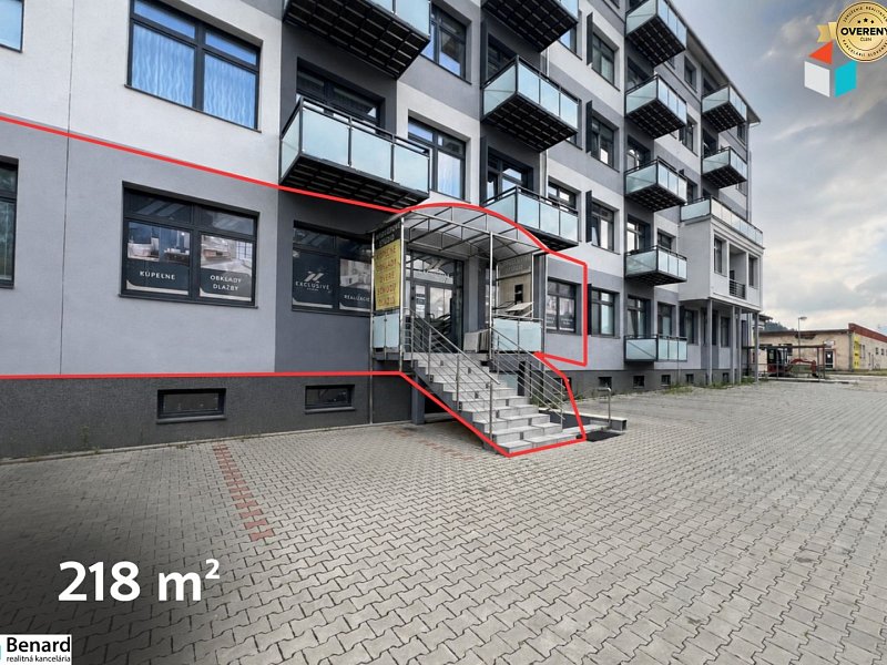 Na prenájom komerčný priestor 218 m² – Stará Ľubovňa