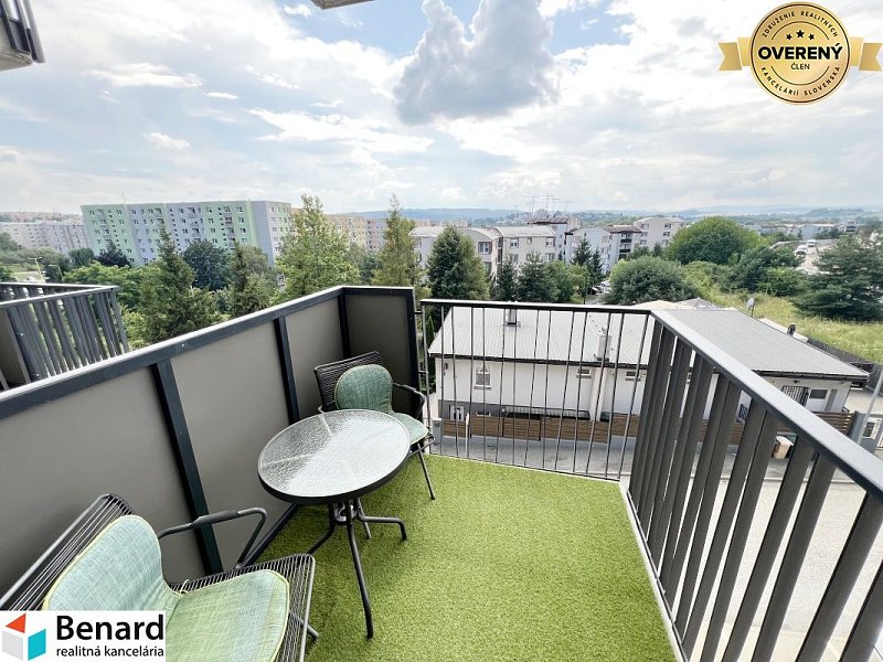 PREŠOV-NOVOSTAVBA,1 IZB. BYT, ZARIADENÝ, VL.PARK. MIESTO