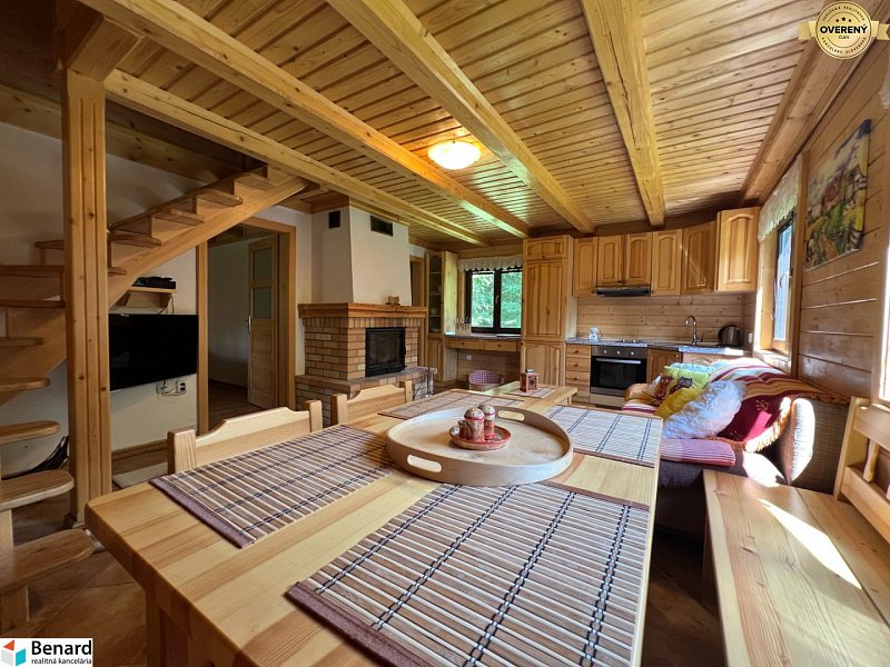 Výnimočná kompletne zariadená chata v Orlove na pozemku 995 m²