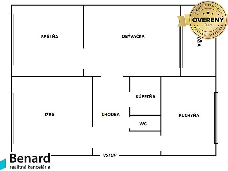 NOVOREKONŠTRUOVANÝ 3 IZBOVÝ BYT, LODŽIA, PREŠOV, ul. PROSTEJOVSKÁ