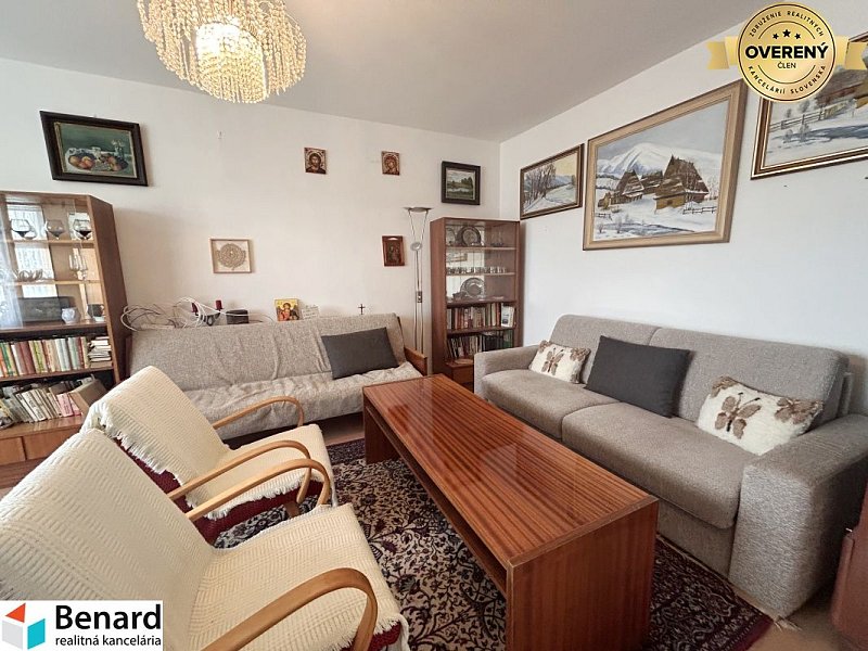NA PREDAJ  3-IZBOVÝ BYT S BALKÓNOM, 72m2,SÍDLISKO 3, PREŠOV