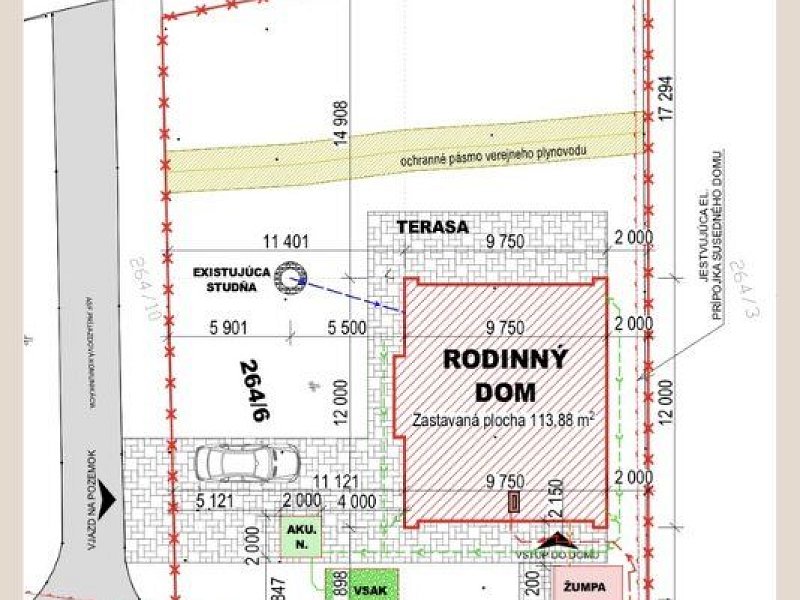 PRIESTRANNÝ 5-IZBOVÝ RODINNÝ DOM – NOVOSTAVBA